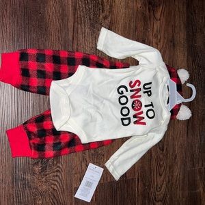 3 piece “Up to Snow Good” set 🎄❤️